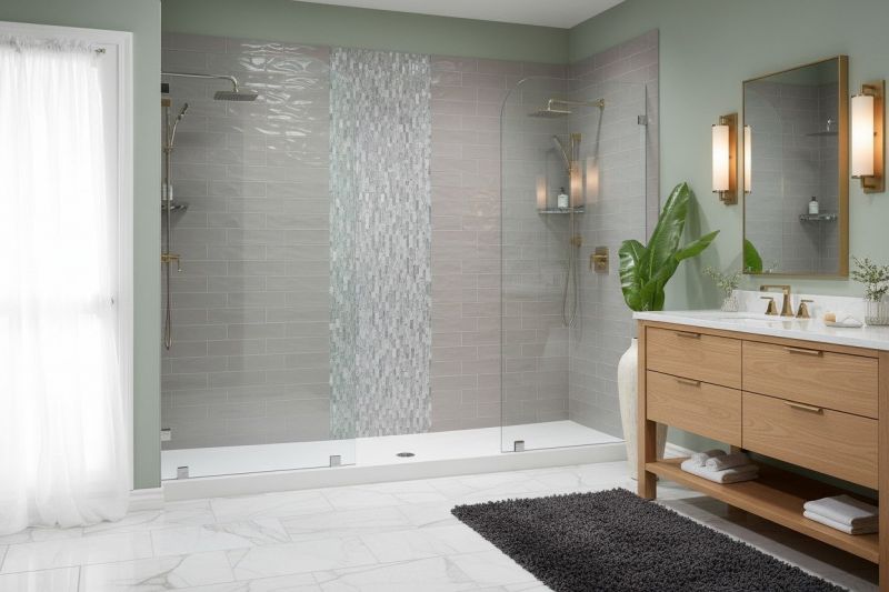 Easy-To-Clean Options For Modern Shower Surrounds