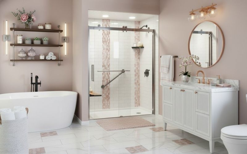 Tub To Shower Conversion